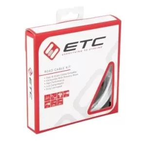 ETC Road Shift/Brake Cable Kit White