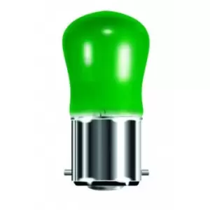 15W Colour Pygmy Bulb - Green - BC/B22 - BL02560