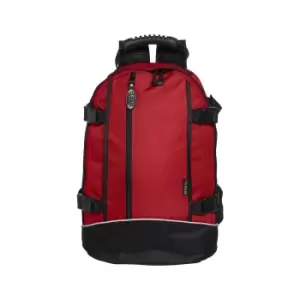 Clique Contrast Backpack (One Size) (Red)