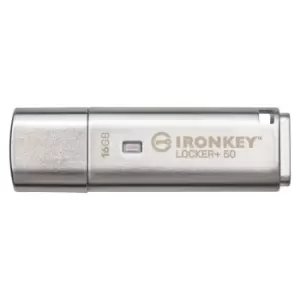 Kingston Technology IronKey Locker+ 50 USB flash drive 16GB USB...