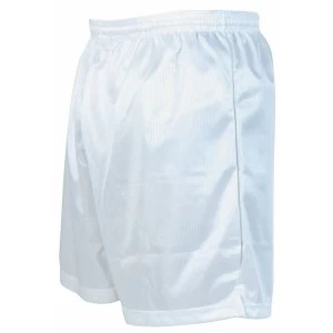 Precision Micro-stripe Football Shorts 30-32" White