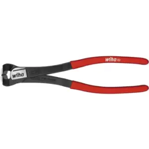 Classic heavy-duty end cutting nippers with opening spring without bevelled edge 180 mm, 7' (26758) - n/a - Wiha