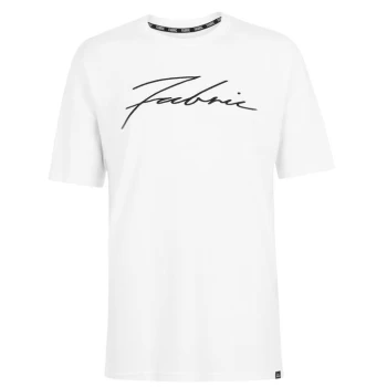 Fabric Logo T Shirt - White