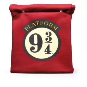 Harry Potter Platform 9 3/4 Burgundy Lunch Bag
