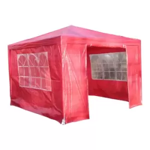 Airwave 3m x 3m Value Party Tent Gazebo - Red