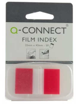Q Connect Page Marker 1" 50 Shts Red