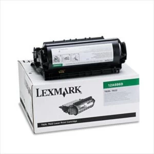 Lexmark 12A6869 Black High Capacity Prebate Label Toner
