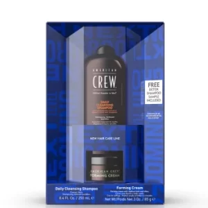 American Crew Gift Set 250ml Daily Cleansing Shampoo + 85g Forming Cream