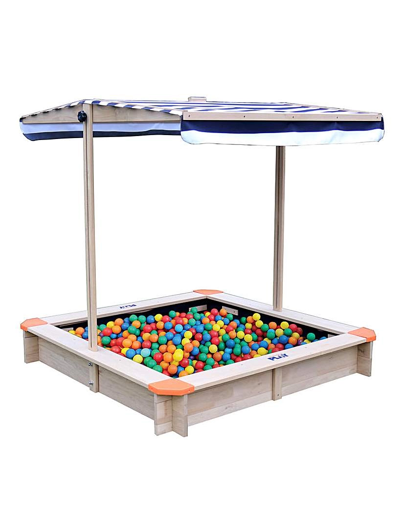 Hedstrom Play Sand and Ball Pit Wood - wilko