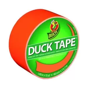Ducktape Coloured Tape 48mmx13.7m Neon Orange Pack of 6 1265019