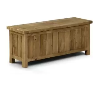 Belle - Rough Sawn Reclaimed Wood Dining Room Storage Bench