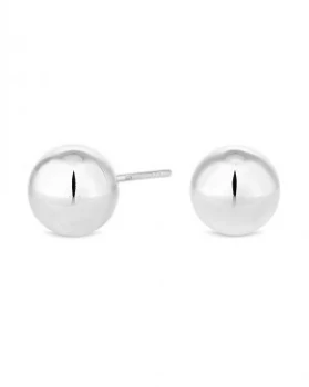 Simply Silver Oversized Stud Earring