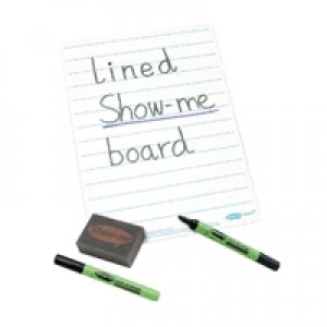 Show-me A4 Lined Whiteboards CLIB