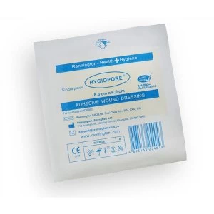Click Medical Hygiopore 8.6x6cm Adhesive Wound Dressing Pack of 25