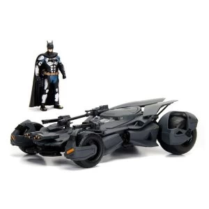 Batmobile with Figure 2017 Justice League Movie Jada Diecast Model 124