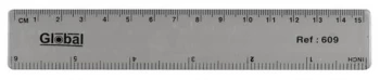 ValueX Clear Plastic Ruler 150mm / 6" Single