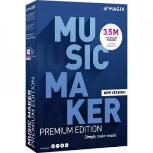Magix Music Maker Premium Edition (2021) Full version, 1 licence Windows Music