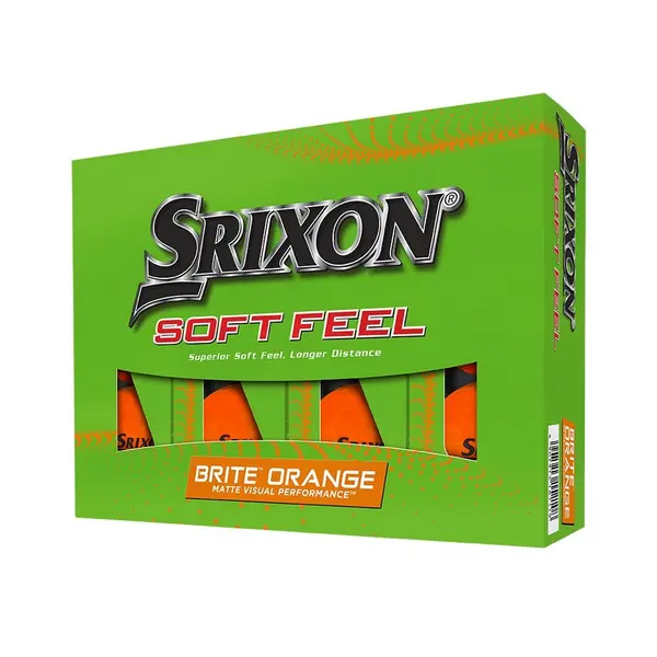 Srixon 2023 Soft Feel 13 Brite Golf Balls - Orange (Doz)