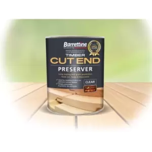 Barrettine Timber / Cladding Cut End Preserver - Clear - 1 Litre - Clear