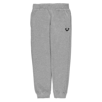 True Religion Logo Jogging Pants - Grey