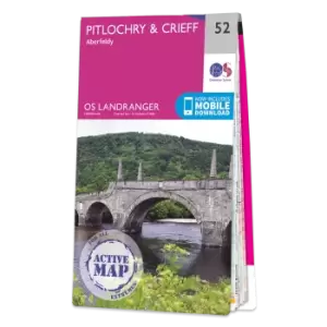 Map of Pitlochry & Crieff