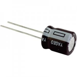 Yageo S5016M0100BZF 0605 Electrolytic capacitor Radial lead 2.5mm 100 16 V 20 x H 6mm x 5mm