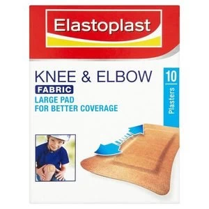 Elastoplast Knee and Elbow Fabric 10 Plasters