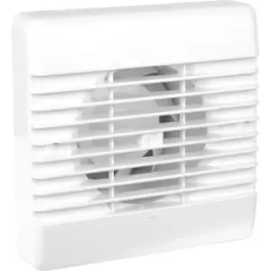 Airvent 100mm Part L Quiet Extractor Fan Timer in White ABS