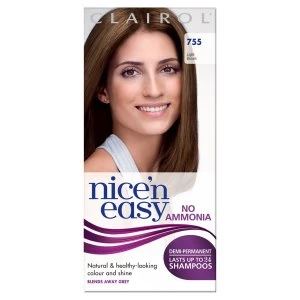 Clairol Nice'n Easy Light Brown 755 Non-Permanent Hair Dye