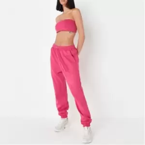 Missguided Bandeau Top and Joggers Co Ord Set - Pink
