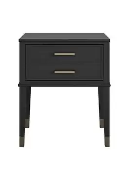 Cosmoliving By Cosmopolitan Westerleigh Side Table- Black/Gold