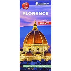 Florence - Michelin City Map 9214 Laminated City Plan Sheet map 2017