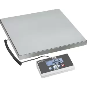 KERN Parcel scales, robust weighing plate, weighing range up to 300 kg, read-out accuracy 100 g, weighing plate 550 x 550 mm