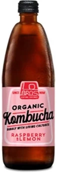 Lo Bros Organic Kombucha - Raspberry & Lemon - 750ml (Case of 6)