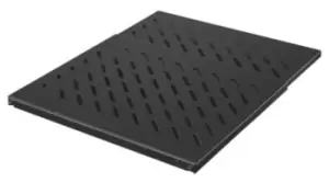 Rittal Black Adjustable Shelf 0.5U, 600mm x 483mm