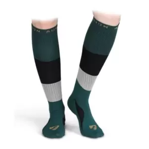 Aubrion Perivale Compression Equestrian Socks - Green