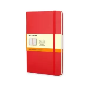 Moleskine Notebook Classic Pocket Plain Red, red