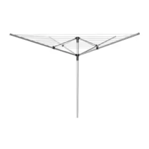 4 Arm 55m Aluminium Rotary Airer / Washing Line with 38mm Pole
