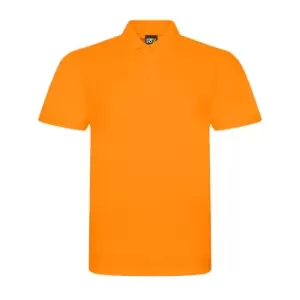 PRO RTX Mens Pro Pique Polo Shirt (M) (Orange)