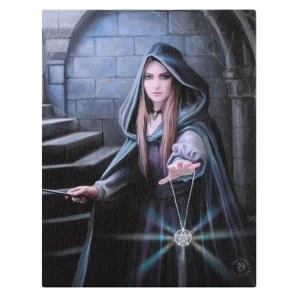 Light in the Darkness Canvas by Anne Stokes