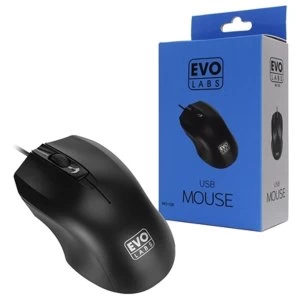 Evo Labs MO-128 USB Black Mouse