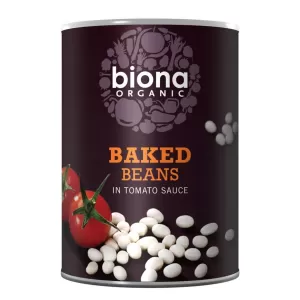 Biona Organic Baked Beans in Tomato Sauce 420g