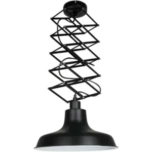 Sienna Flex Dome Pendant Ceiling Lights Black Matt, Steel
