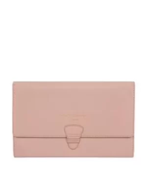 Pure Luxuries London Pure Luxuries Leather Travel Wallet, Pink, Women