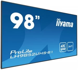 iiyama ProLite 98" LH9852UHSB1 4K Ultra HD Digital Signage Flat Panel Display