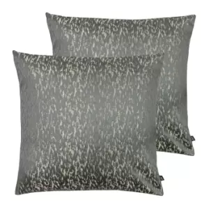 Andesite Twin Pack Polyester Filled Cushions