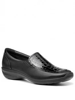 Hotter Calypso Ii Flat Shoes, Black, Size 3, Women