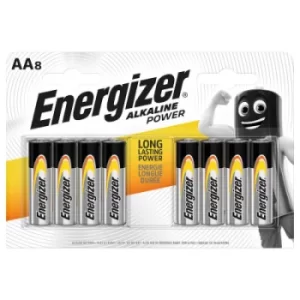 Energizer Alkaline Power AA 8 pack for Merchandise