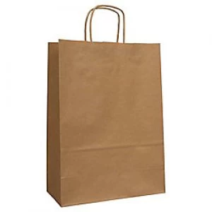 Purely Packaging Vita Twist Handle Paper Bag 240 (W) x 330 (H) x 110 (D) mm White Pack of 200