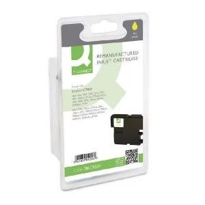 Q-Connect Brother Remanufactured Yellow Inkjet Cartridge High Yield